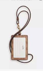 Authentic Coach Lanyard ID Holder