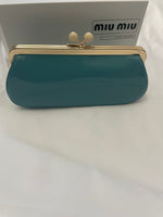 MIU MIU Patent Clutch Bag