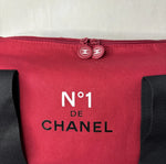 GWP Chanel Beaute N°1 De Chanel Boston Duffle Gym Travel Bag BLACK Novelty GWP