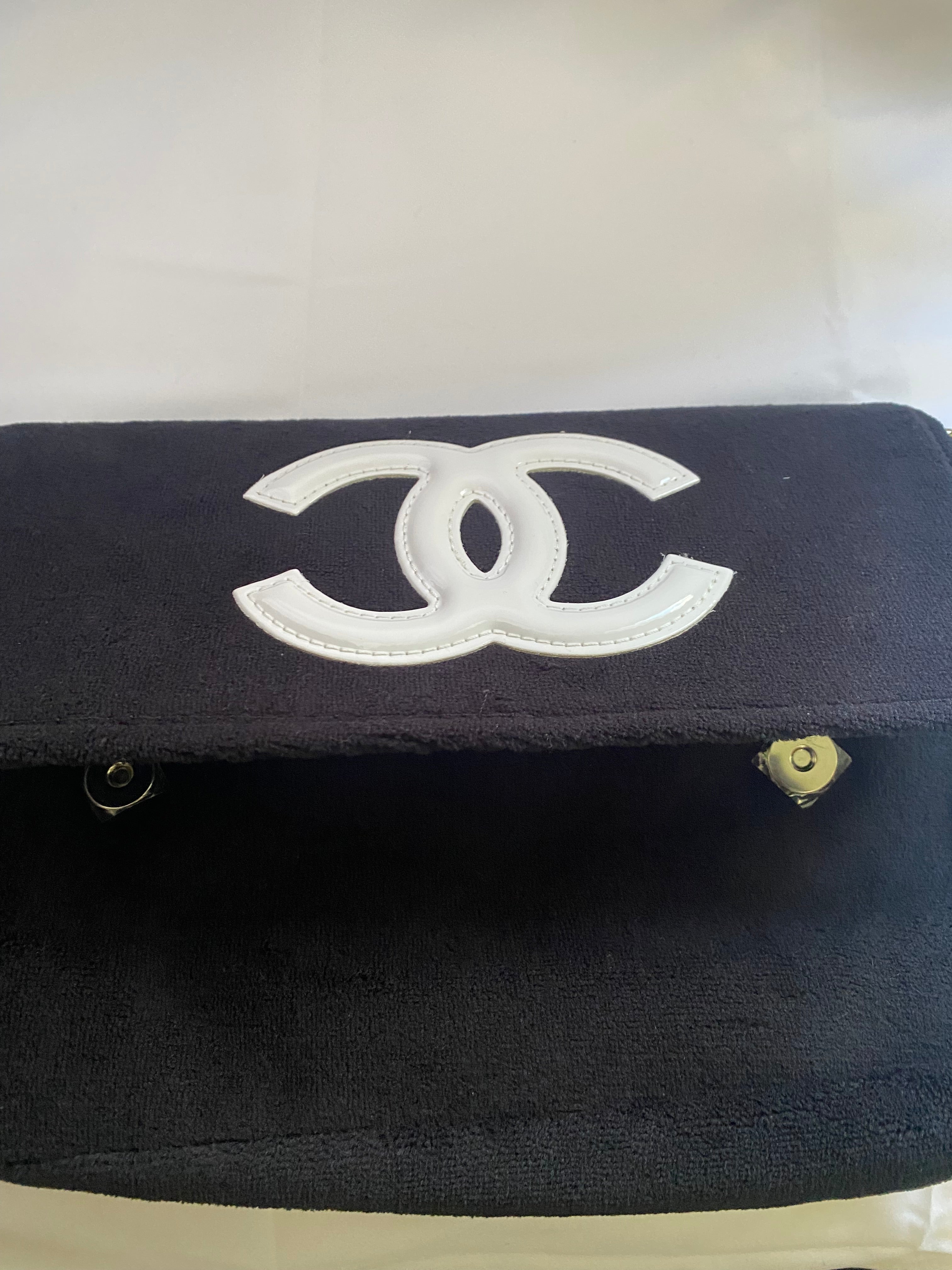 GWP Chanel Precision Fluffy Terry Cloth Crossbody Bag