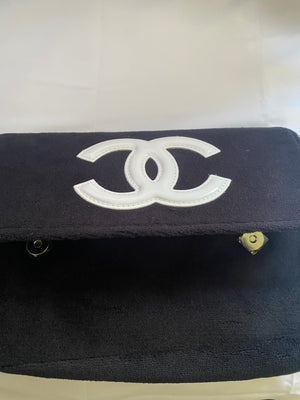 GWP Chanel Precision Fluffy Terry Cloth Crossbody Bag