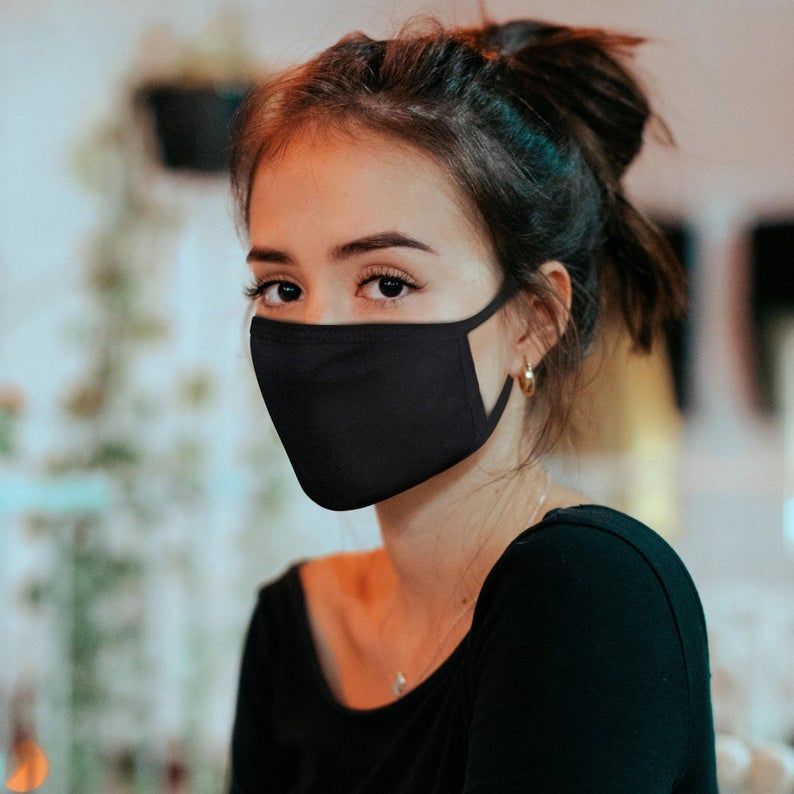 Black Protective Face Mask