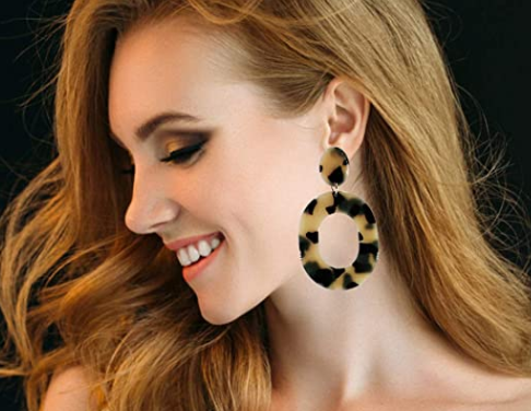 Leopard Brown Earrings