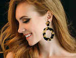 Leopard Brown Earrings