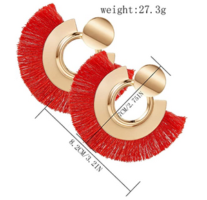Elegant Tassle Dangle Earrings