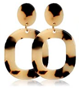 Leopard Brown Earrings