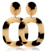 Leopard Brown Earrings