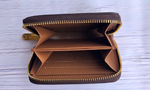 Designer inspired Zip Coin Purse