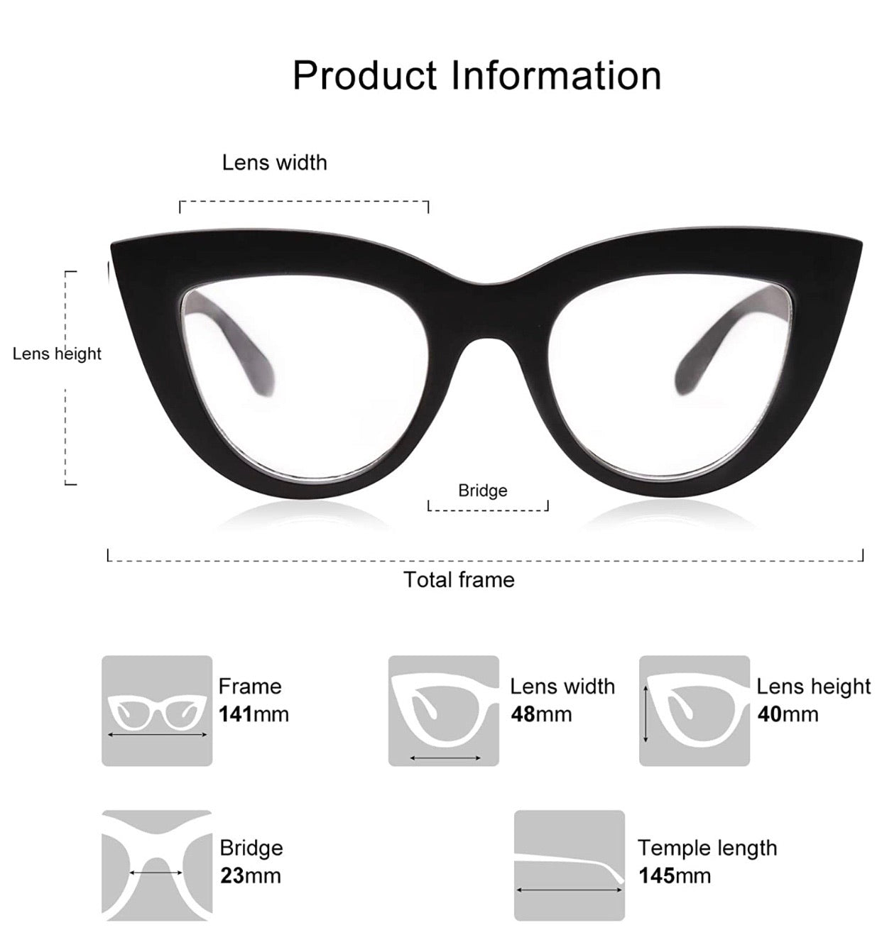 Retro Vintage Cateye Sunglasses