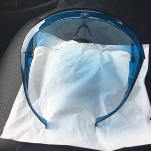 Face Shields with Glasses Frame