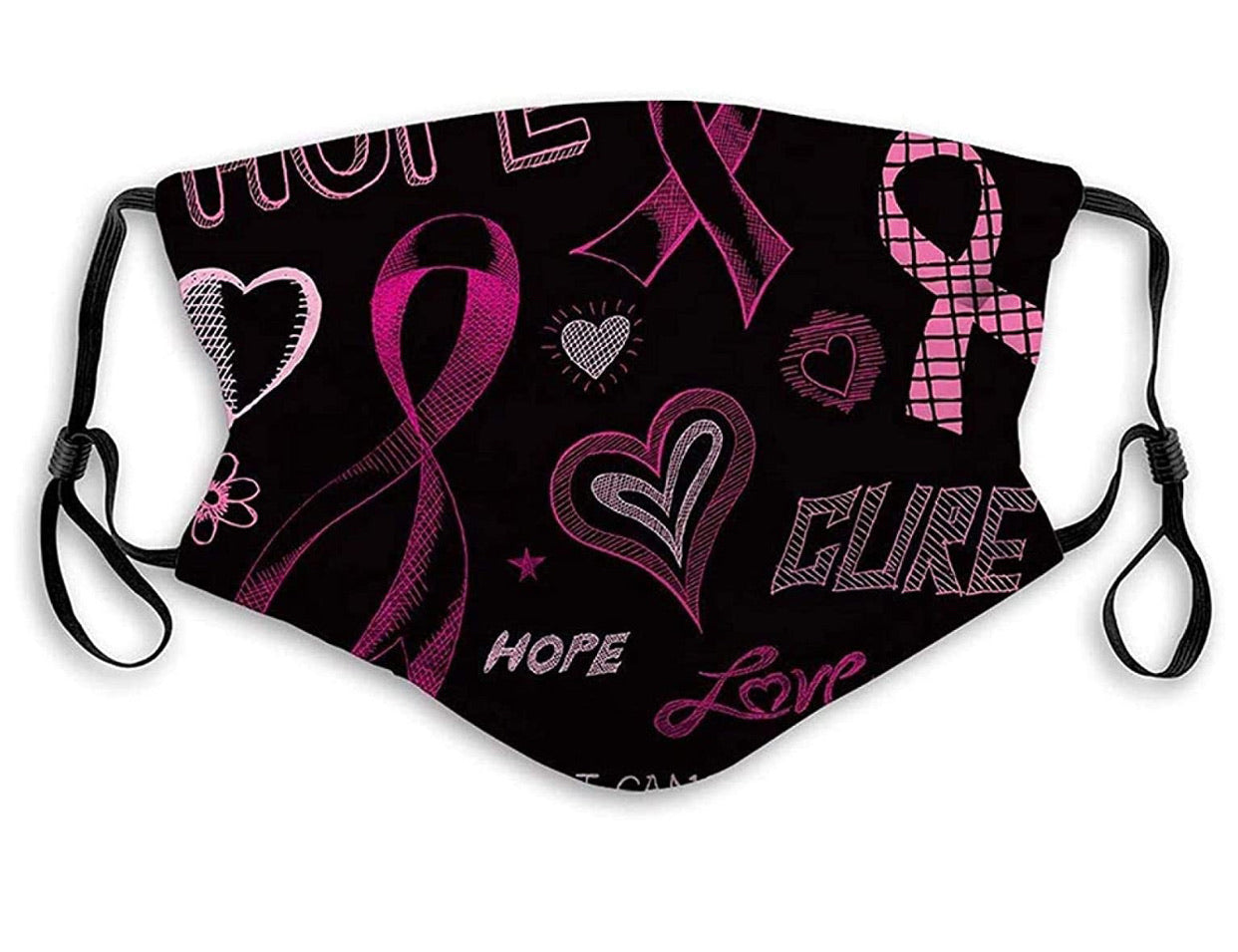 Breast Cancer Awareness Face Masks