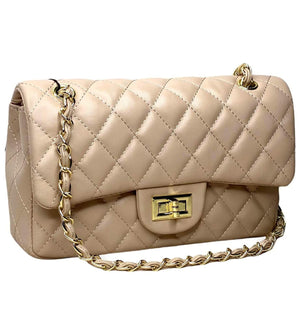 Convertible Quilted Shoulder HandBag
