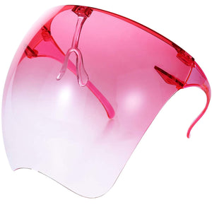 Face Shields with Glasses Frame
