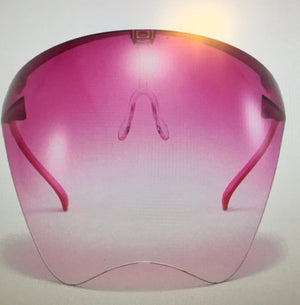 Face Shields with Glasses Frame
