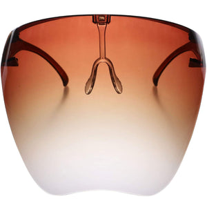 Face Shields with Glasses Frame