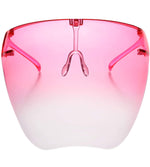 Face Shields with Glasses Frame