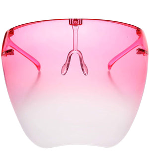 Face Shields with Glasses Frame