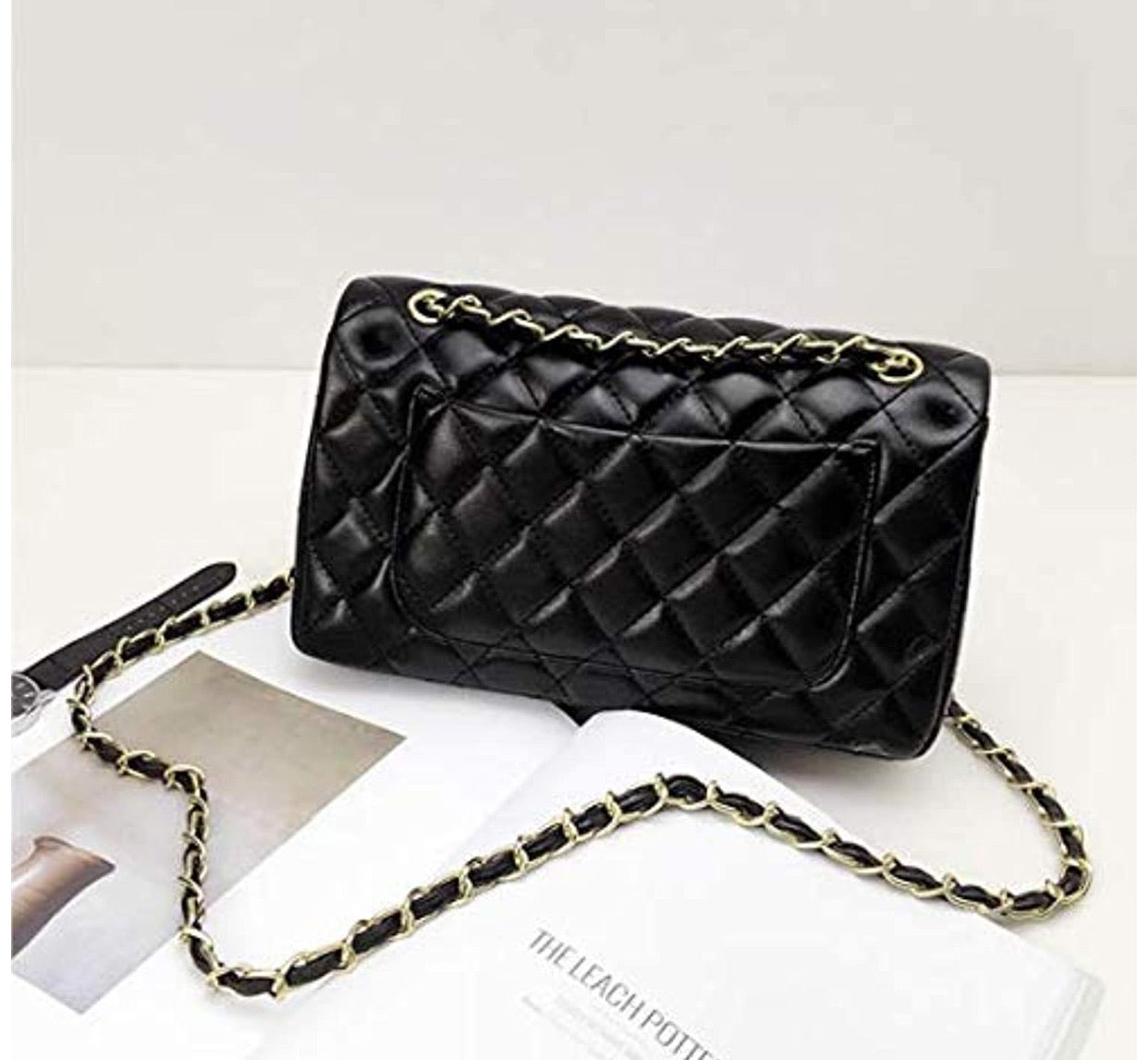 Convertible Quilted Shoulder HandBag