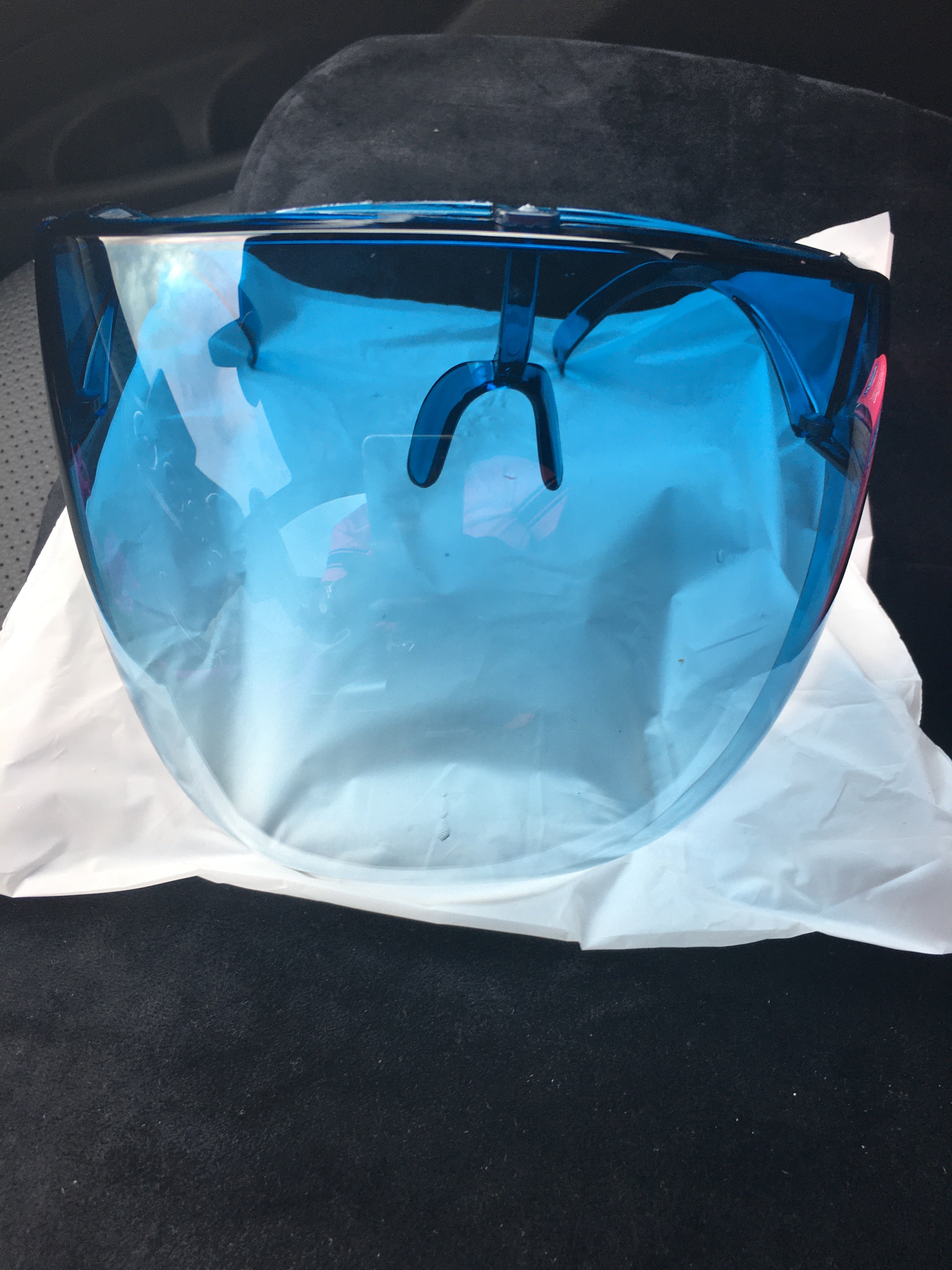 Face Shields with Glasses Frame