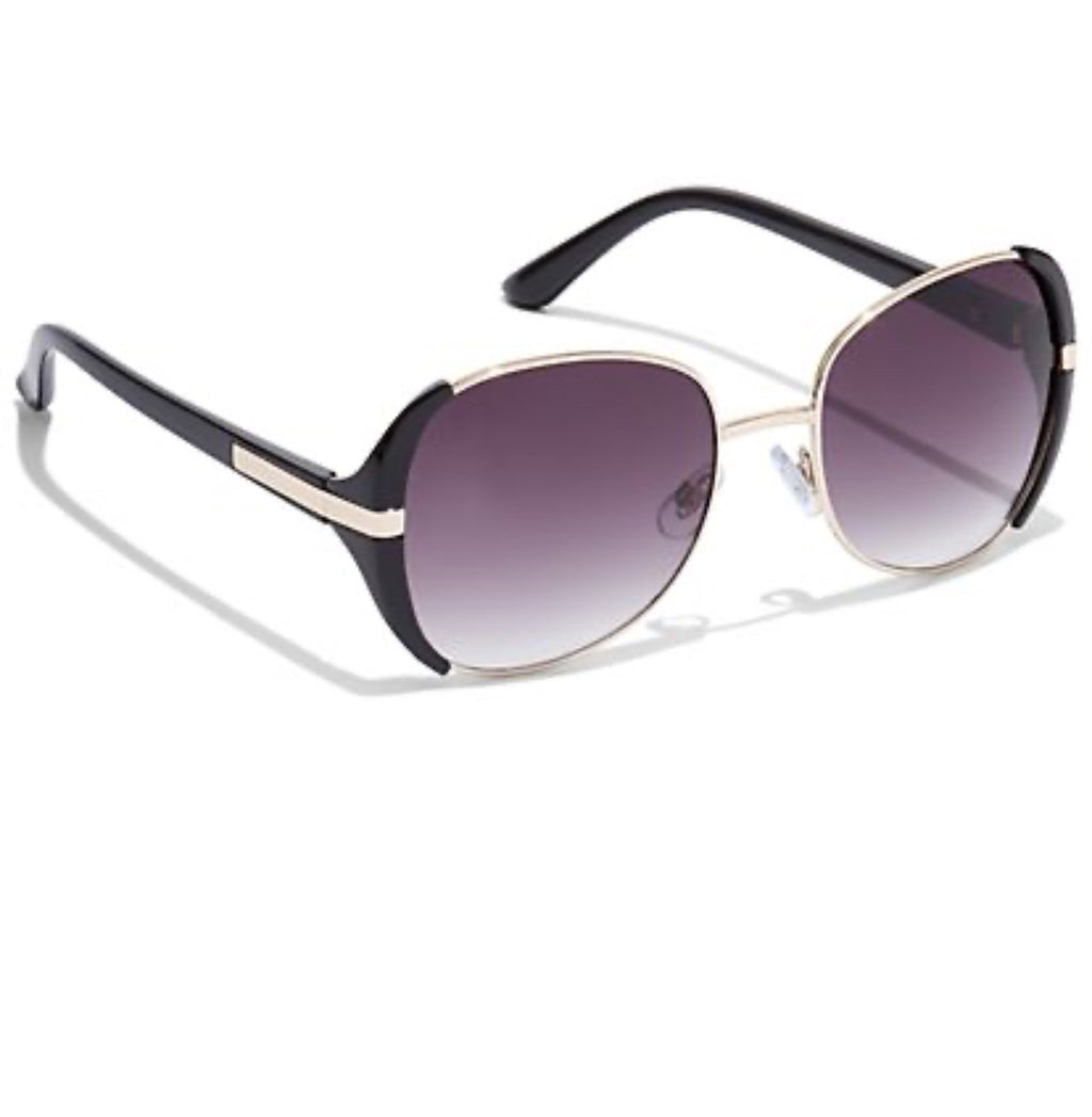 Metal-Accent Sunglasses